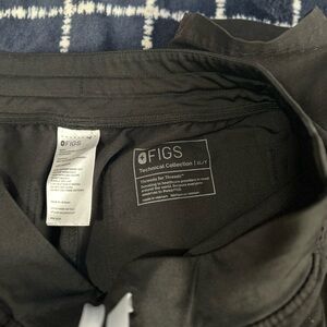 Figs Black Technical Collection Joggers